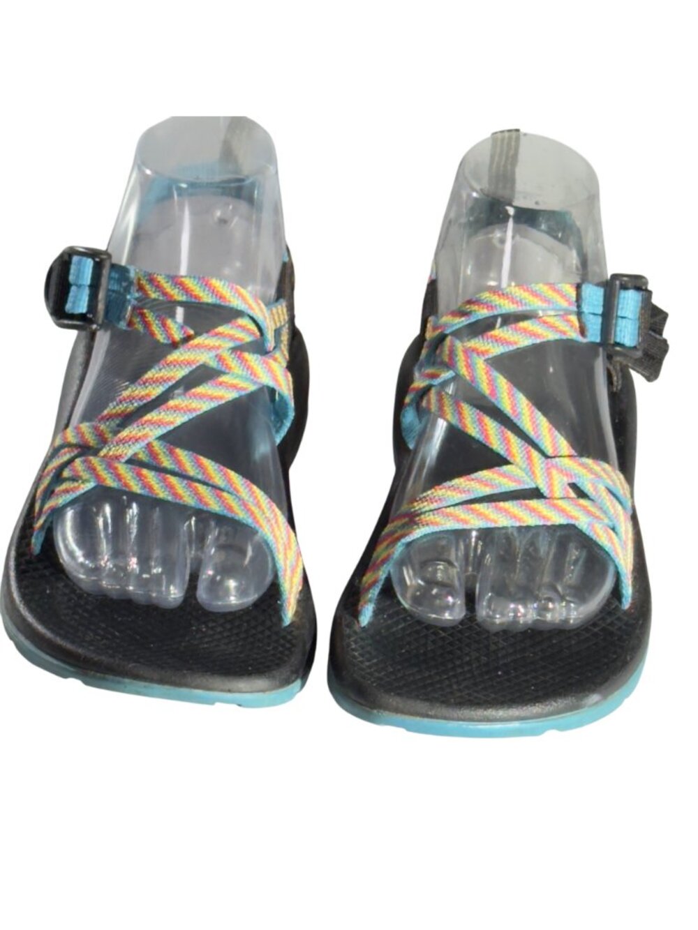CHACO Z/Cloud Sandals Adjustable Straps Vibrant Pattern Size UK 5 US 7 - Picture 11 of 13